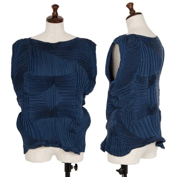 ISSEY MIYAKE イッセイミヤケISSEY 3Dスチームストレッチプリーツ切替 