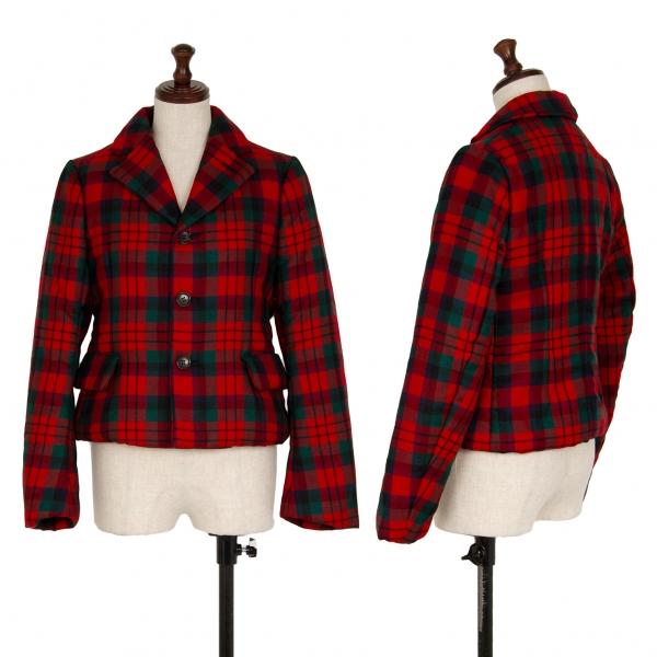 COMME des GARCONS コムデギャルソンCOMME タータンチェック中綿 COMME des GARCONS コムデギャルソンCOMME タータンチェック中綿
