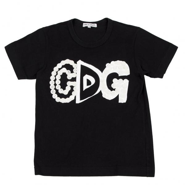 COMME des GARCONS コムデギャルソンCOMME ボタンロゴデザインT COMME des GARCONS コムデギャルソンCOMME ボタンロゴデザインT