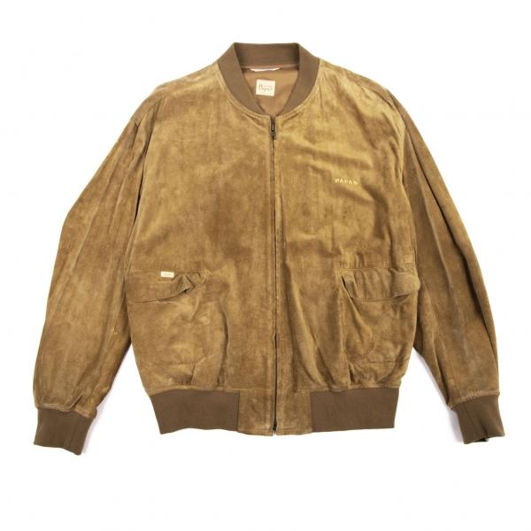 Papas＋ アンゴラ カシミヤ混ウール カバーオールジャケット L