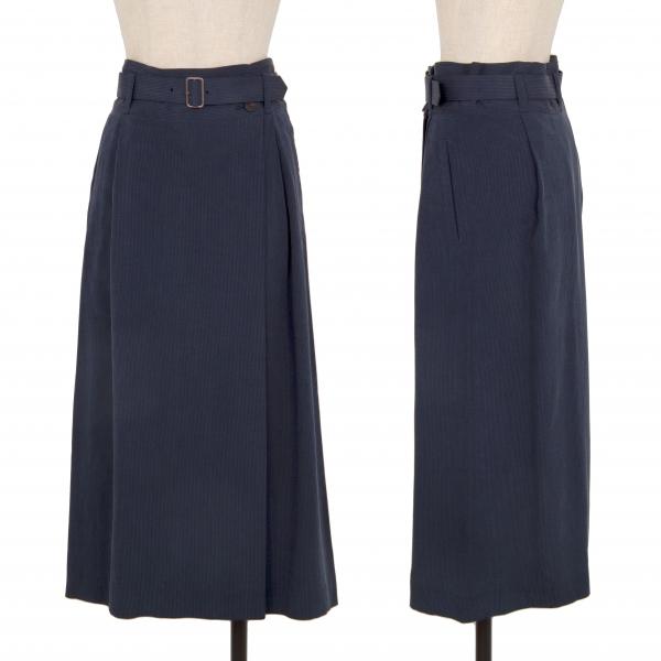 イッセイミヤケペルマネンテISSEY MIYAKE PERMANENTE ストライプハーフ  