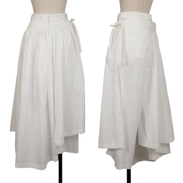 COMME des GARCONSギャザースカートXSサイズオフホワイト