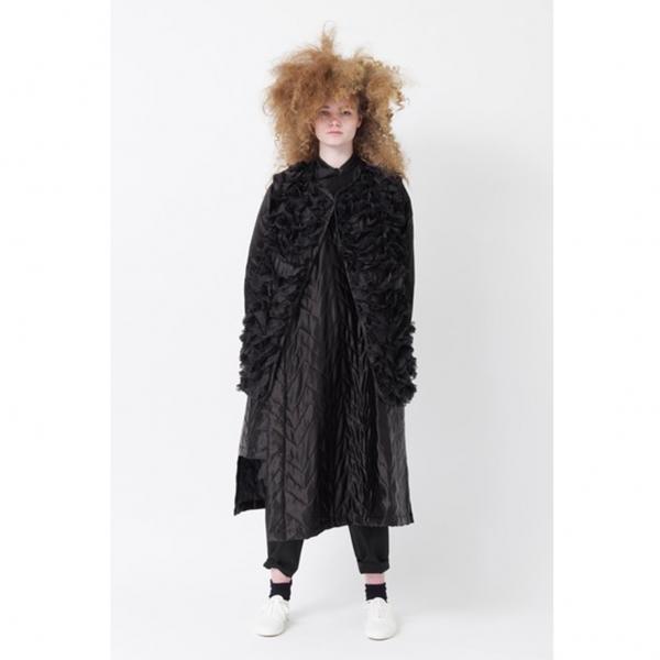 コムコム コムデギャルソンCOMME des GARCONS フリルキルティング  