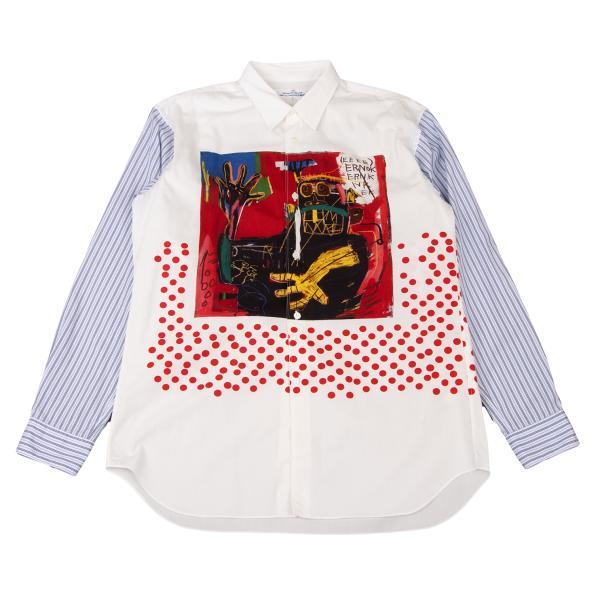 COMME des GARCONS バスキア シャツ S 白