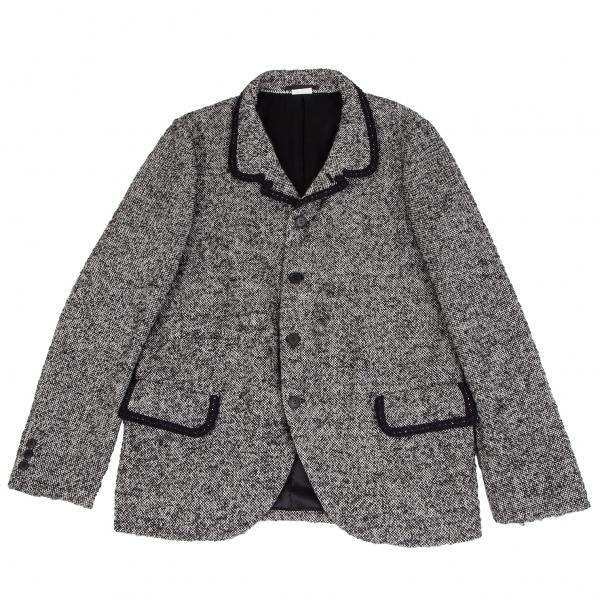美品　コムデギャルソンオムプリュス　ツイード　テーラードジャケット　M COMME des GARCONS HOMME PLUS コムデギャルソンオムプリュス