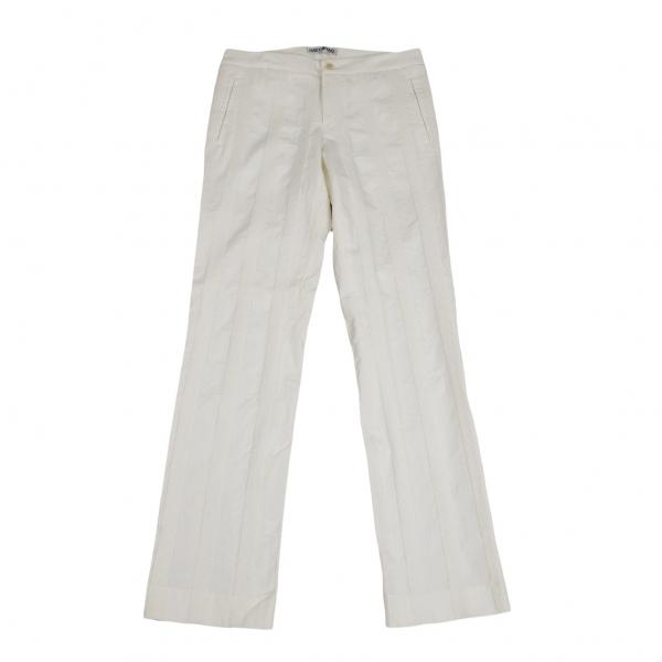 ISSEY MIYAKE ストライプパンツ ISSEY MIYAKE イッセイミヤケISSEY ストライプリブデザイン