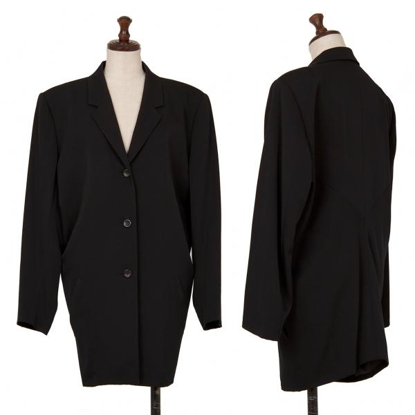 ISSAY MIYAKE レイヤード ウールギャバ ジャケット ISSAY MIYAKE レイヤード ウールギャバ ジャケット