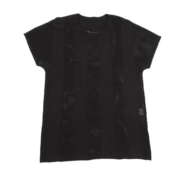 美品 イッセイミヤケA-POC INSIDE メッシュカットソー イッセイミヤケ ミーISSEY MIYAKE me A-POC INSIDE メッシュ