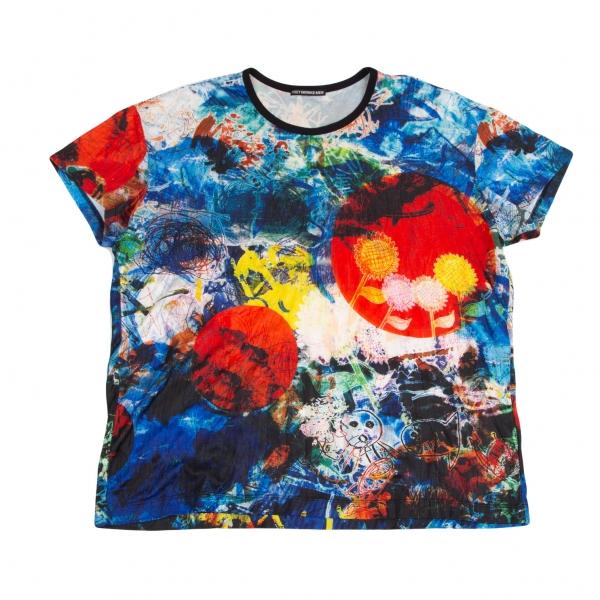 ISSEY MIYAKE イッセイミヤケ 半袖 シワ加工　プリーツ　ジグザグ ISSEY MIYAKE イッセイミヤケ 半袖 シワ加工 プリーツ ジグザグ