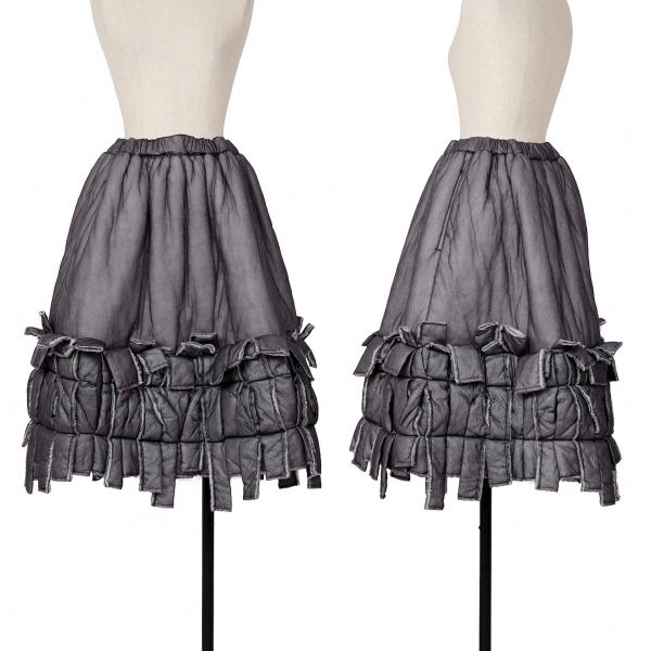 コムデギャルソンCOMME des GARCONS 中綿フリンジ貼り付けメッシュ 