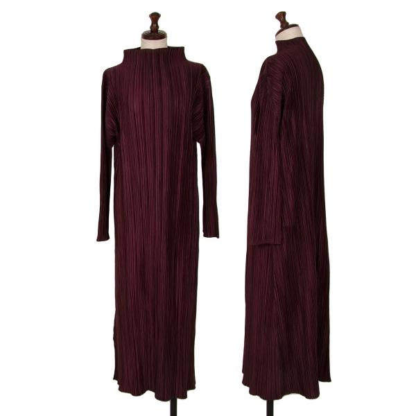 プリーツプリーズPLEATS PLEASE プリーツハイネックワンピース 