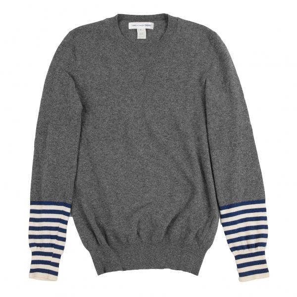 コムデギャルソンシャツCOMME des GARCONS SHIRT 袖ボーダー編み替え 