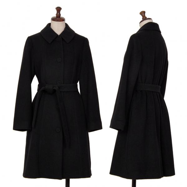 Sybilla（シビラ） アンゴラウールベルト付きコート 紺M 【レディース