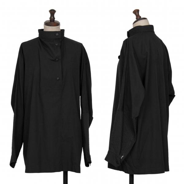 ISSEY MIYAKE イッセイミヤケISSEY 刺し子ステッチ切替プル ISSEY MIYAKE イッセイミヤケISSEY 刺し子ステッチ切替プル