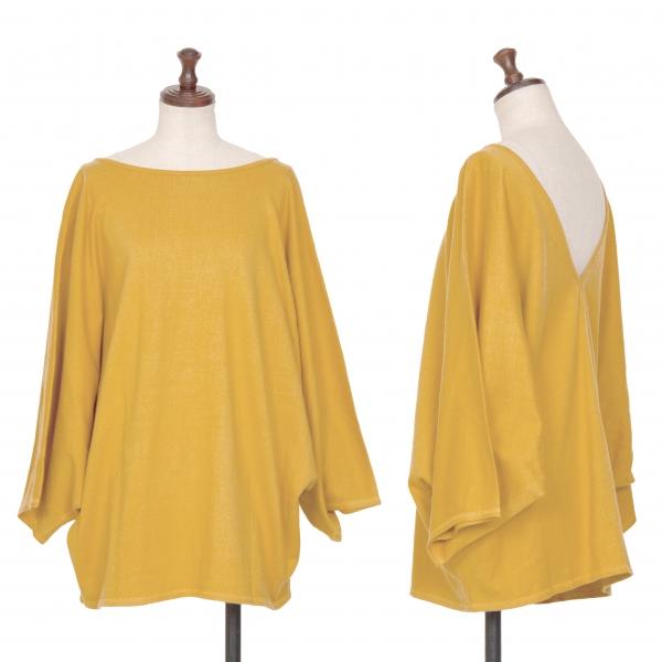 イッセイミヤケISSEY MIYAKE ドルマンスリーブカットソー マスタード9 