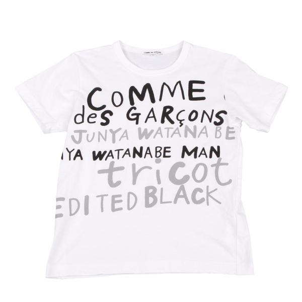 コムデギャルソンCOMME des GARCONS フロントレタリングプリントT 