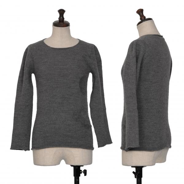 コムデギャルソン　ニット COMME des GARCONS コムデギャルソンCOMME ウール顔料染めニット