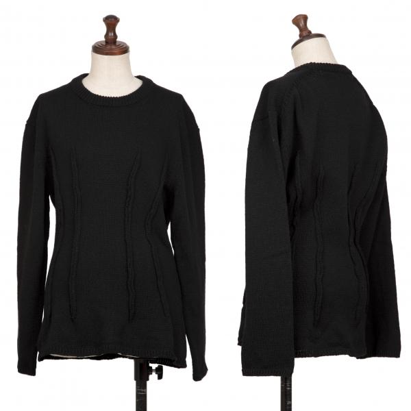 COMME des GARCONS コムデギャルソンCOMME アウトシームデザインニット 