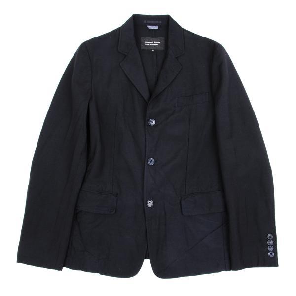 【美品XSサイズ】コムデギャルソン HOMME DEUX ポリ縮 5Bジャケット COMME des GARCONS HOMME コムデギャルソン オムドゥCOMME DEUX 製品