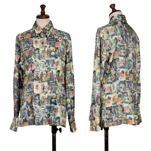 クリスチャンラクロワバザールCHRISTIAN LACROIX BAZAR シルク総柄  