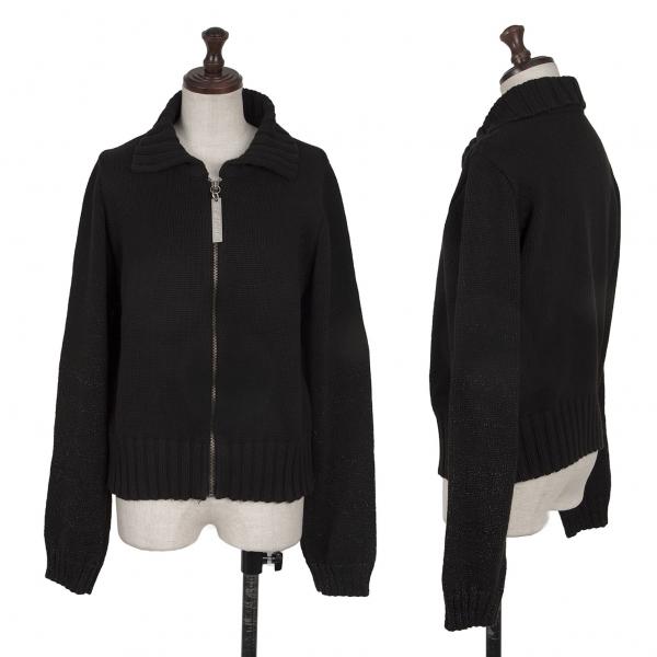 ダークビッケンバーグDirk Bikkembergs ラメジップアップニット ダークビッケンバーグDirk Bikkembergs ラメジップアップニット