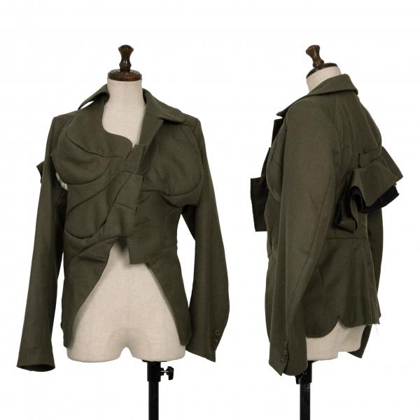 COMME des GARCONS コムデギャルソンCOMME 切替変形バックフリル COMME des GARCONS コムデギャルソンCOMME 切替変形バックフリル