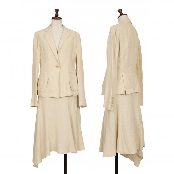 DKNY ダナキャランDKNY リネンセットアップ ベージュ2 4 【レディース  