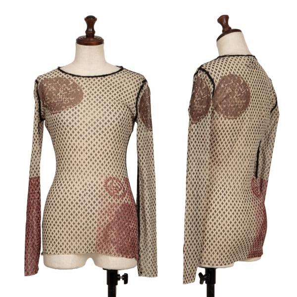 ジャンポールゴルチエ ファム パワーネットレイヤードタートルネック