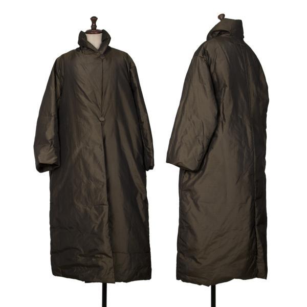 YOSHIE INABA（ヨシエ イナバ） シルクショールカラーダウンコート