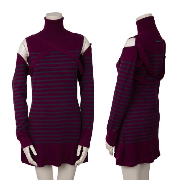 希少！新品未使用 ジャンポールゴルチエ ニットアームウォーマー カバー グリーン ジャンポール・ゴルチエ ニット & アームウォーマーニット 希少！新品