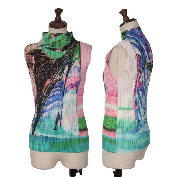 PLEATS PLEASE ノースリーブタートルネックトップス PLEATS PLEASE（プリーツ プリーズ） プリーツプリーズPLEATS PLEASE