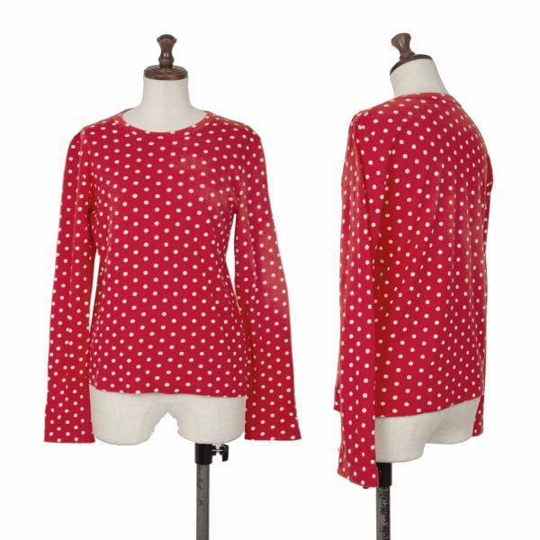 ★日本製 tricot COMME des GARCONS ドット カットソー COMME des GARCONS（コムデギャルソン） コットンドットプリント