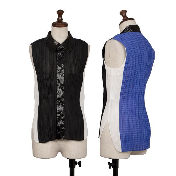 い ISSEY MIYAKE 異素材切り替えカットソー