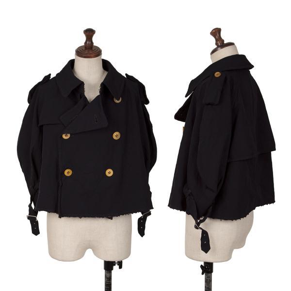 COMME des GARCONS（コムデギャルソン） ポリ縮絨加工ほつれダブル