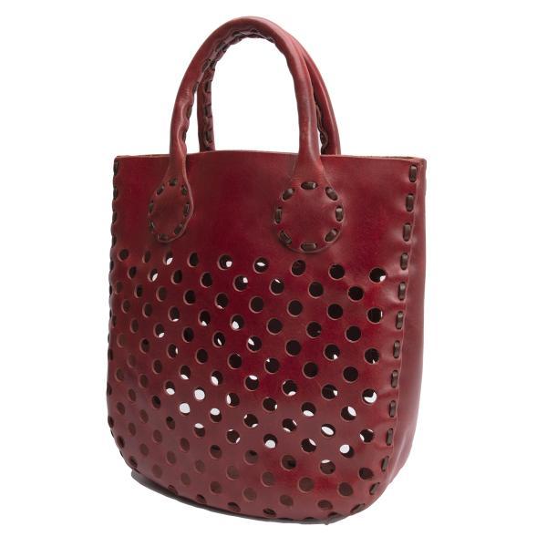 HENRY CUIR 穴あきドット パンチング トートバッグ アンリクイール HENRY CUIR 穴あきドット パンチング トートバッグ アンリクイール