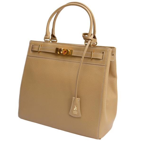 YOSHIE INABA ヨシエイナバYOSHIE バーキン型レザーハンドバッグ  