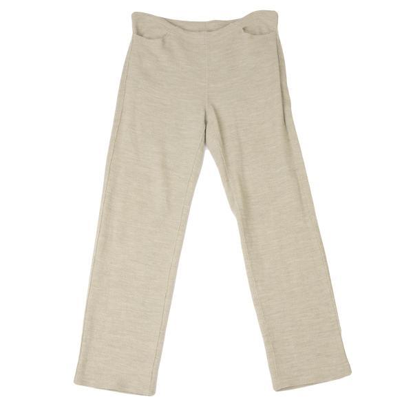 極美品！ヨーガンレールウール パンツ グレーベージュ系M ヨーガン  