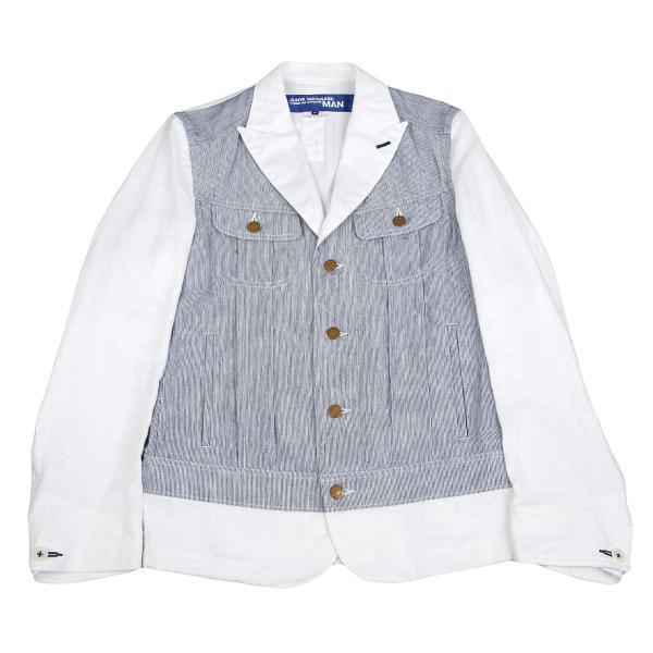 JUNYA WATANABE MAN リネンデニムジャケット JUNYA WATANABE COMME des GARCONS MAN 綿リネンデニムジャケット(WG