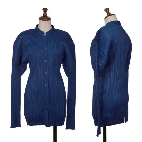 プリーツプリーズ　マオカラーブラウス PLEATS PLEASE プリーツプリーズPLEATS プリーツマオカラー