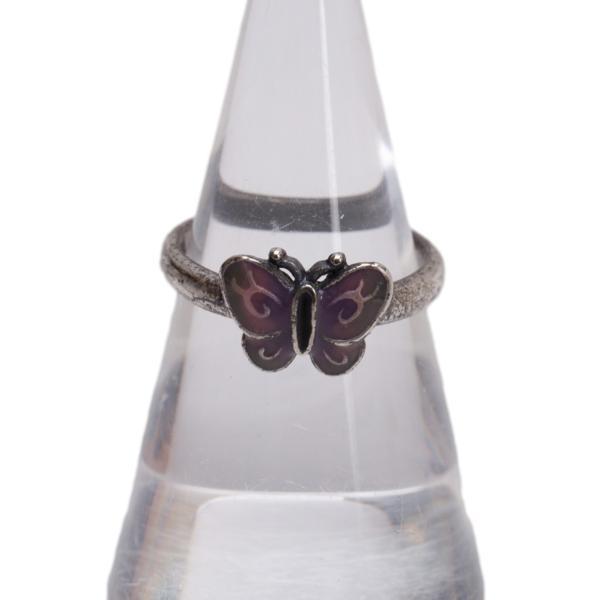 ANNA SUI（アナスイ） バタフライリング ピンク 13号 【レディース