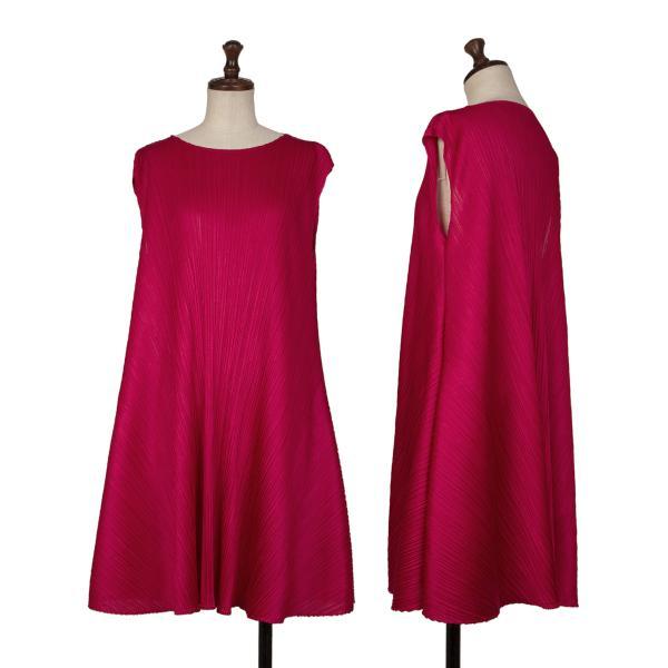 プリーツプリーズTROPICAL WINTERワンピース ピンク サイズ4