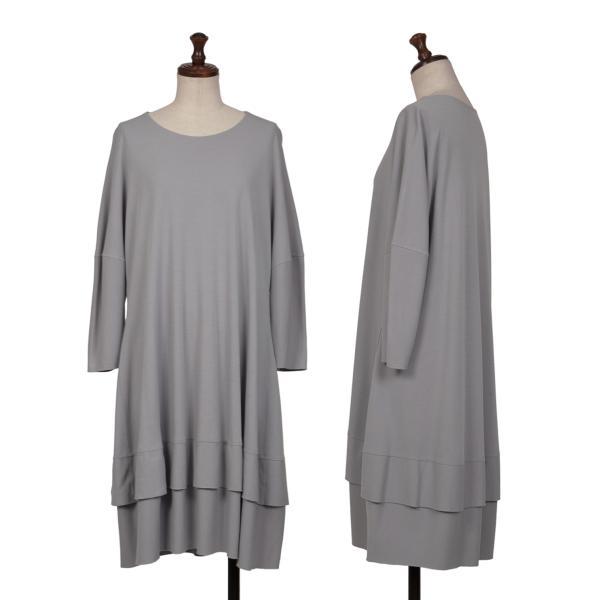 ヨーガンレール（JURGEN LEHL） ウールシルクヘムレイヤードワンピース