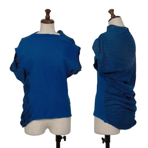 ISSEY MIYAKE A-poc メッシュ フリンジ ボーダー カットソー