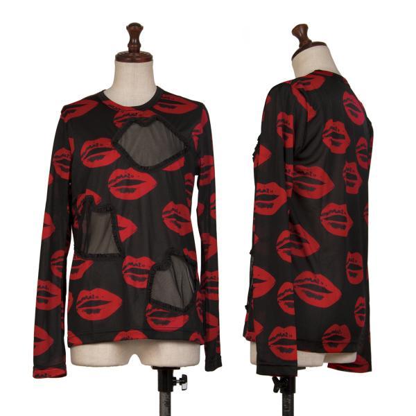 COMME des GARCONS コムデギャルソン リップくり抜き カットソー COMME des GARCONS コムデギャルソンCOMME リップくり抜き