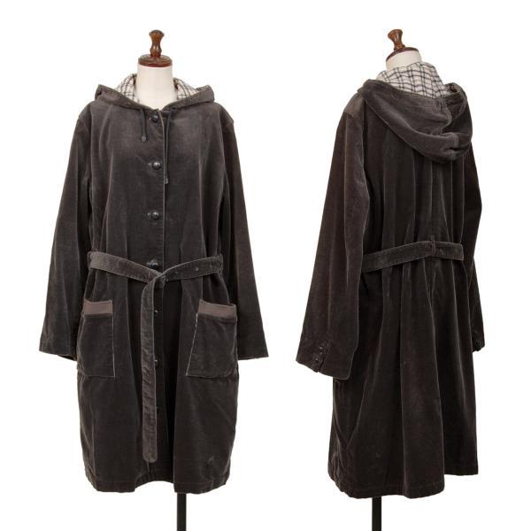 マドモアゼルノンノンnon noフード付きデニムコート