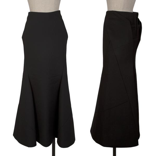 ジュンヤワタナベ コムデギャルソン　 ウールボンディングマーメイドスカート 黒M JUNYA WATANABE COMME des GARCONS ジュンヤワタナベ コムデギャルソン