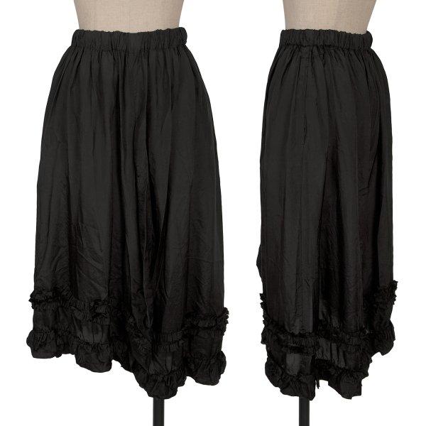 コムデギャルソン　コムデギャルソン　フリルスカート コムコム COMME des GARCONS コムコム コムデギャルソンCOMME シルクギャザー