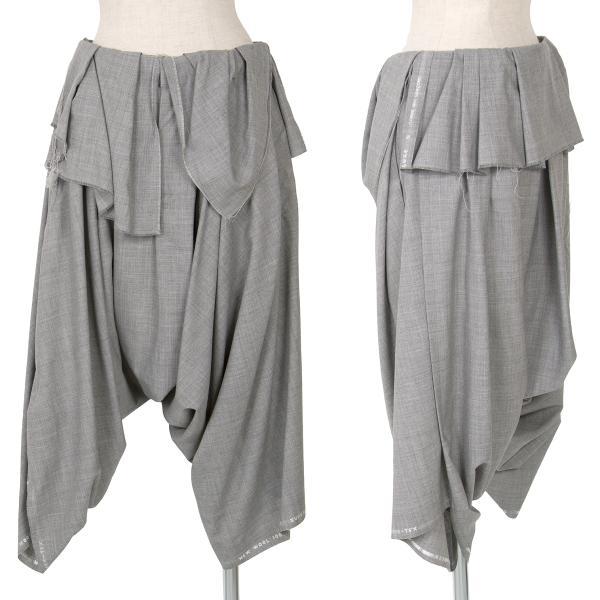 COMME des GARCONS（コムデギャルソン） 耳付きウール変形ギャザー