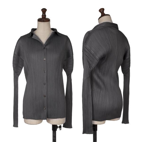 PLEATS PLEASE（プリーツ プリーズ） プリーツシャツ グレー3