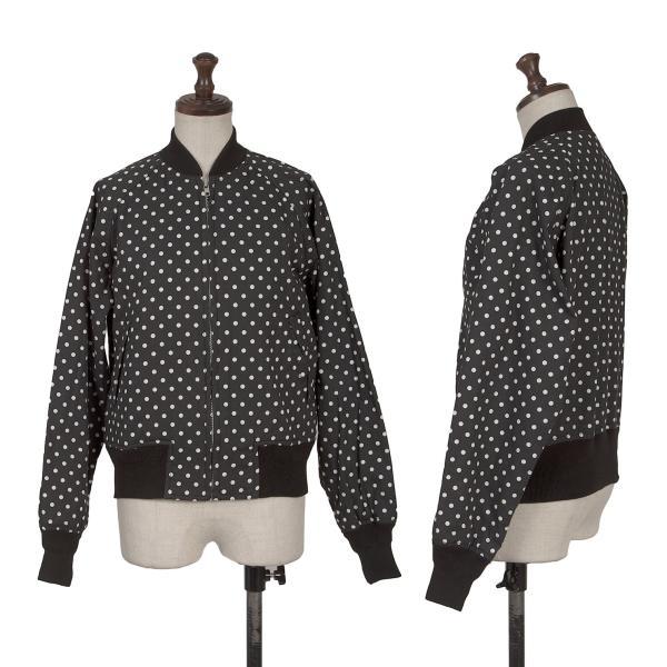 期間限定 コムデギャルソン オムプリュス 水玉 ドットジャケット COMME des GARCONS（コムデギャルソン） ブラックコムデギャルソン